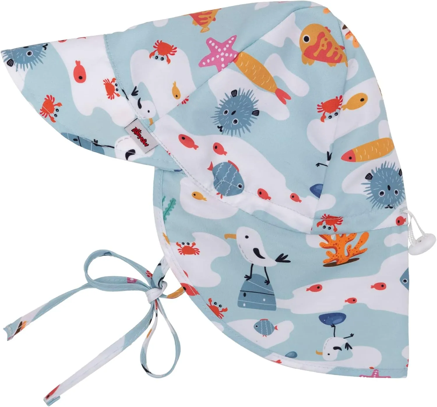 Baby Sun Hat UPF 50  Uv Ray Sun Protection Infant Summer Swim Hat with Neck Flap Toddler Hats for Boys Girls