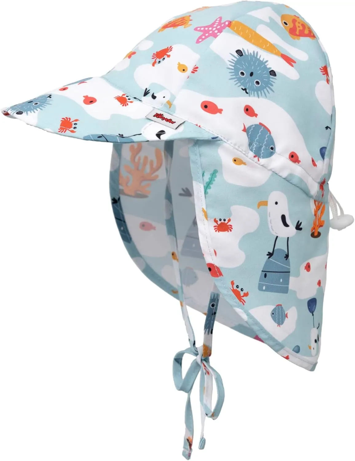 Baby Sun Hat UPF 50  Uv Ray Sun Protection Infant Summer Swim Hat with Neck Flap Toddler Hats for Boys Girls