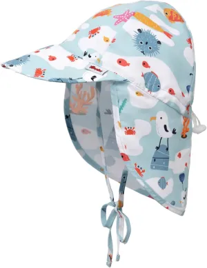 Baby Sun Hat UPF 50  Uv Ray Sun Protection Infant Summer Swim Hat with Neck Flap Toddler Hats for Boys Girls