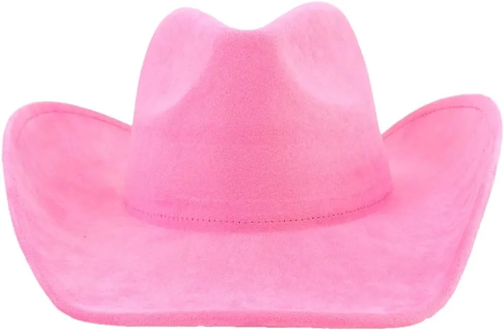 Big Roll Brim Cowboy Hat Top Cap for Men Women Cowgirl Hat Felt Fedora Hats Outdoor Sun Hat Babi pnnrk 56-58CM, Medium
