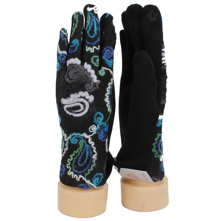 GOV0132 Colorful Woolen Stitching Gloves Pack