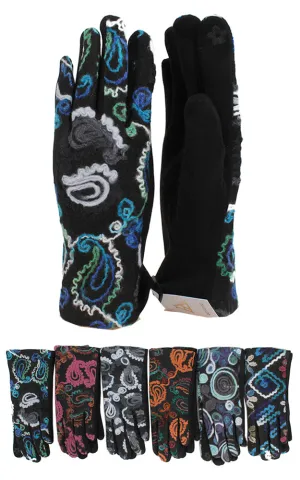 GOV0132 Colorful Woolen Stitching Gloves Pack