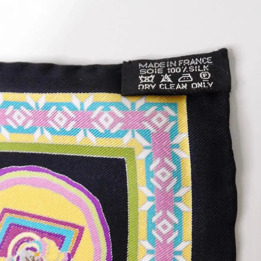 Hermes Belles du Mexique Multicolor Silk Printed Scarf