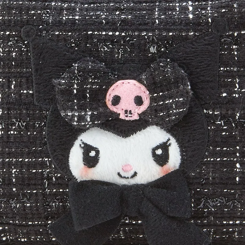 Kuromi Mini Zipper Pouch (Winter Tweed Series)