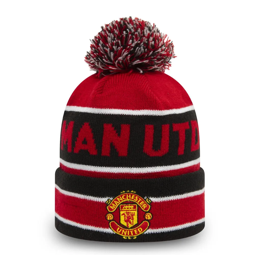 Manchester United New Era Jake Striped Beanie