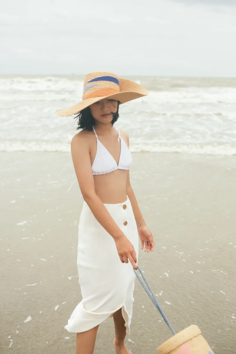 Midi Festa raffia hat