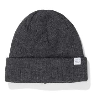 Norse Projects Norse Top Beanie – Charcoal Melange