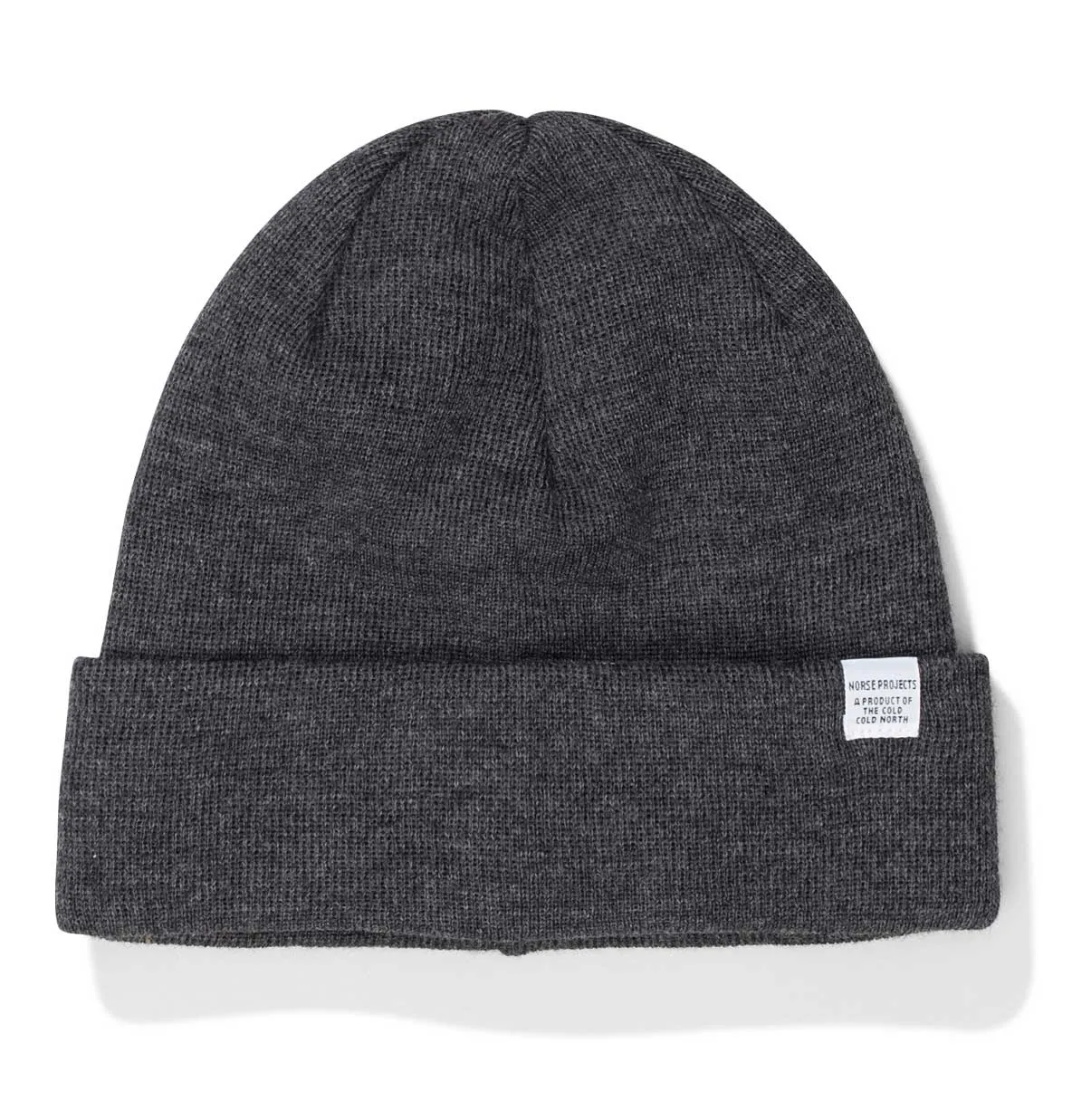 Norse Projects Norse Top Beanie – Charcoal Melange