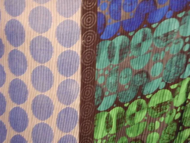 Printed Pleated Chiffon Wrap/Sarong