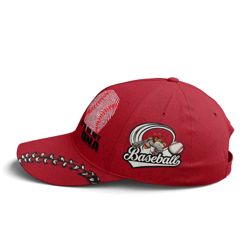 Red Cap It Is In My DNA For Baseball Lovers Coolspod