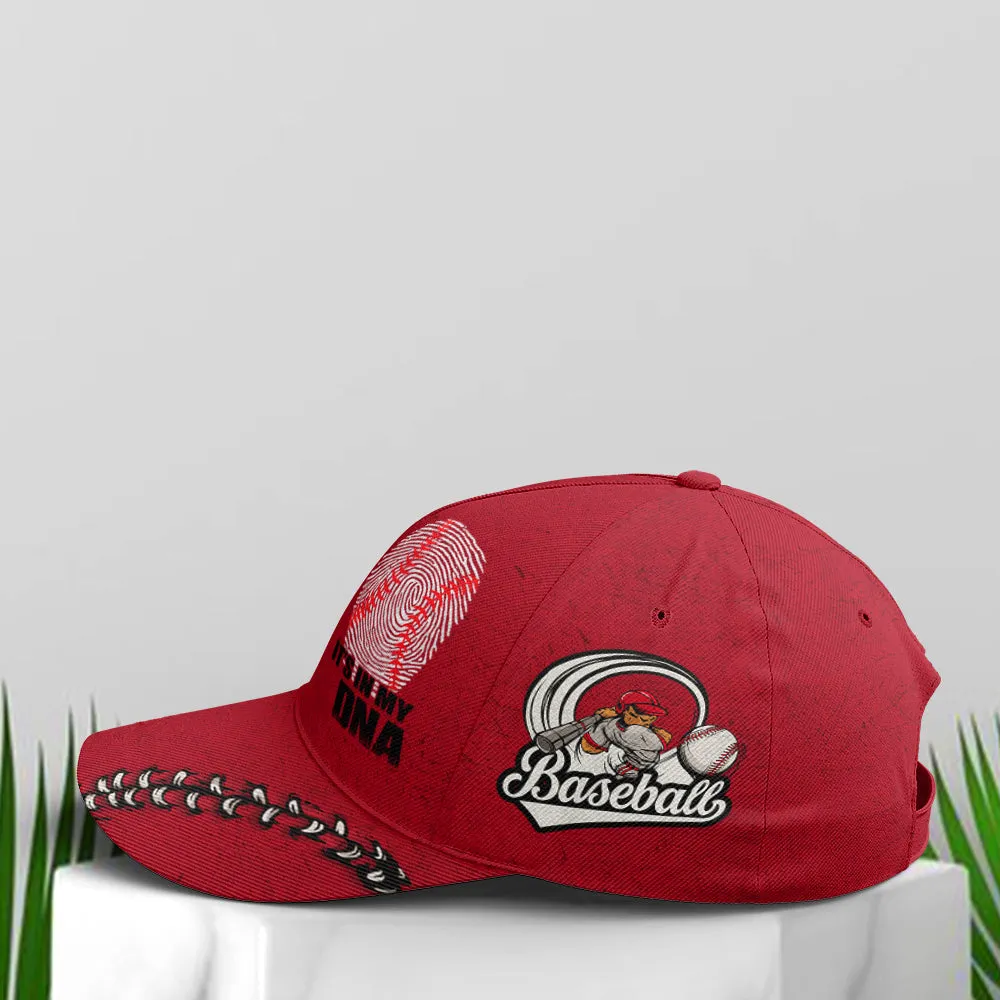 Red Cap It Is In My DNA For Baseball Lovers Coolspod