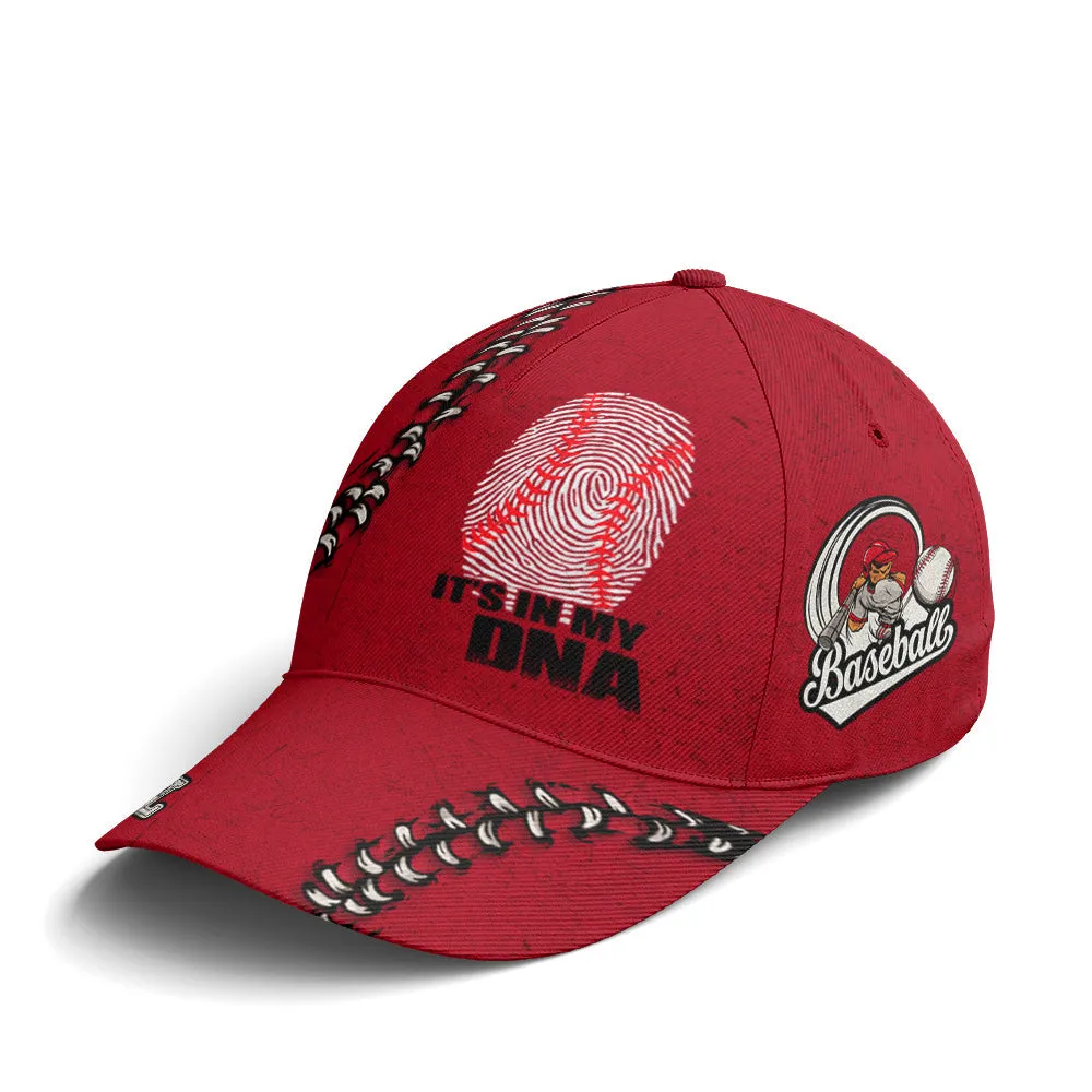Red Cap It Is In My DNA For Baseball Lovers Coolspod