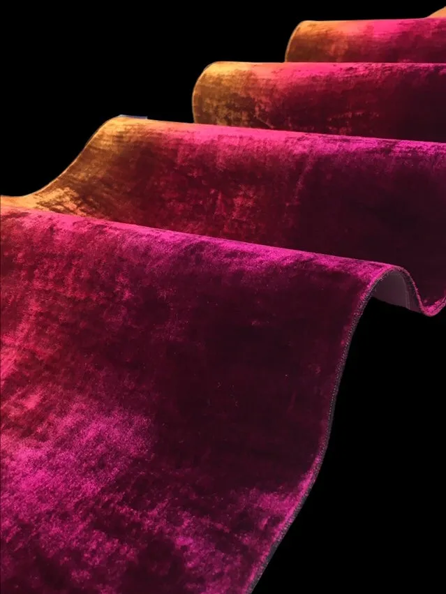 Sunset Velvet Scarf