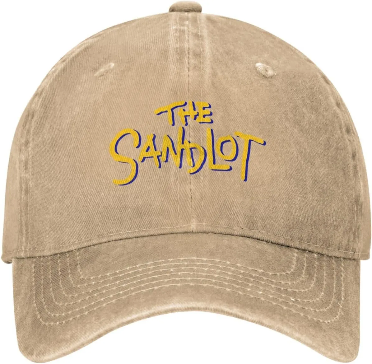 The Sandlot Banner Casquette Baseball Cap Cowboy Hat Unisex Denim Adults Denim Hat Adjustable Size Black