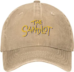 The Sandlot Banner Casquette Baseball Cap Cowboy Hat Unisex Denim Adults Denim Hat Adjustable Size Black