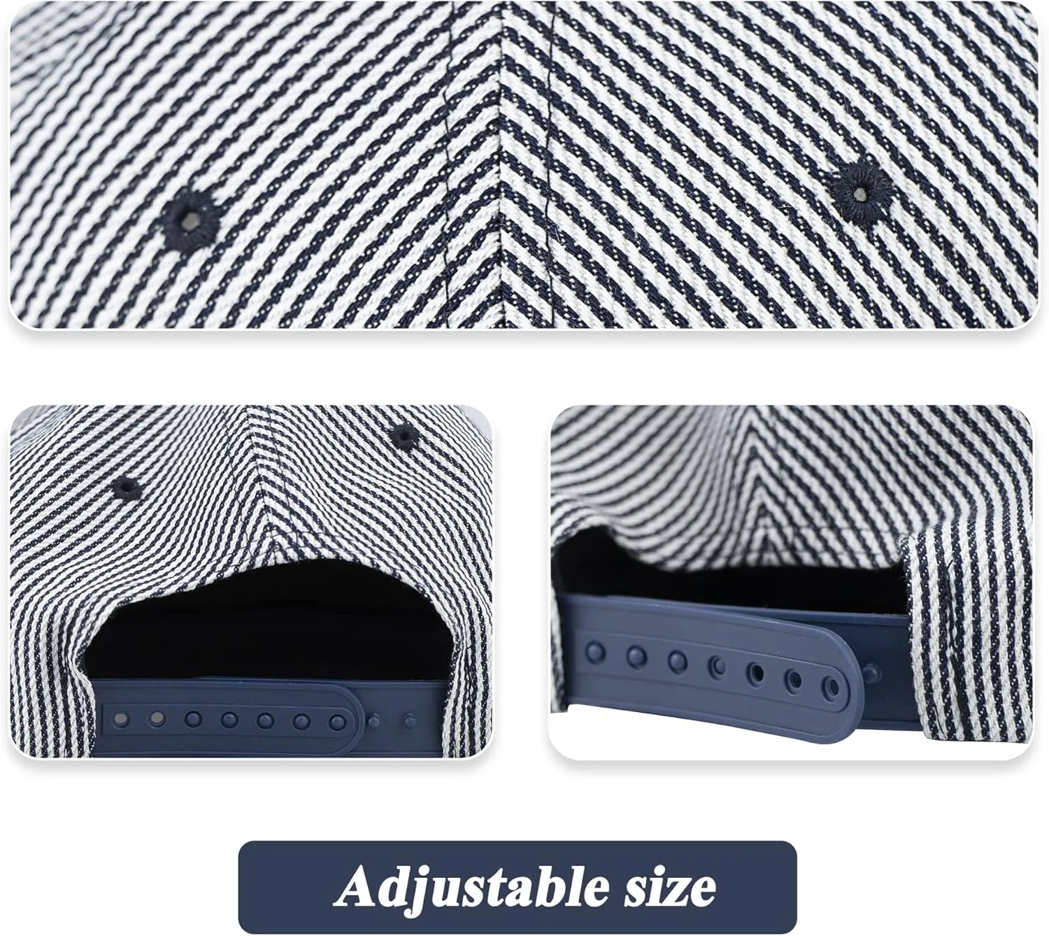 Toddler-Striped-Baseball-Hat American-Flag Snapback Hat Boys Cotton Sun Hat