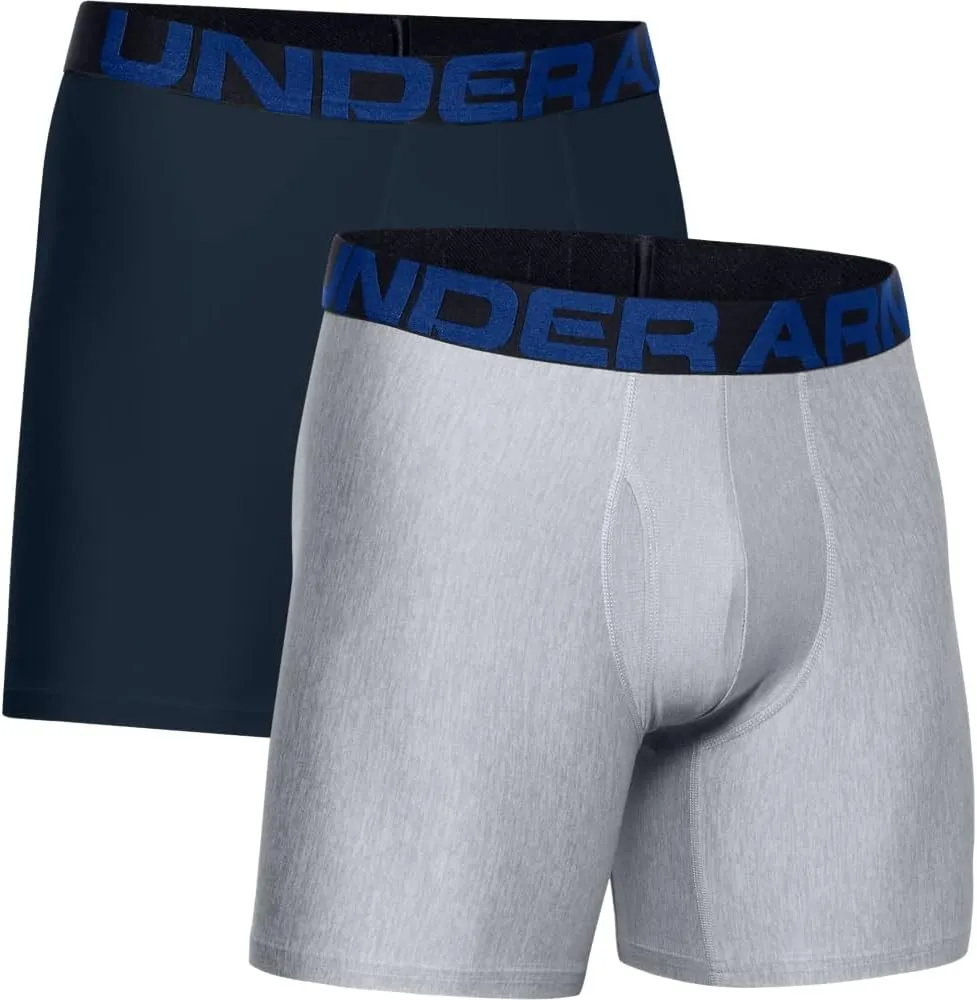 Under Armour Men's Multi-Pack Standard Tech 6" Inseam Boxer Brief